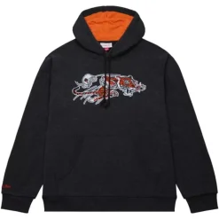 Apparel Mitchell & Ness Hoodies & Sweatshirts-Snow Washed Fleece Hoodie Cincinnati Bengals