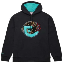 Apparel Mitchell & Ness Hoodies & Sweatshirts-Snow Washed Fleece Hoodie Vintage Logo Vancouver Grizzlies