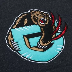 Apparel Mitchell & Ness Hoodies & Sweatshirts-Snow Washed Fleece Hoodie Vintage Logo Vancouver Grizzlies
