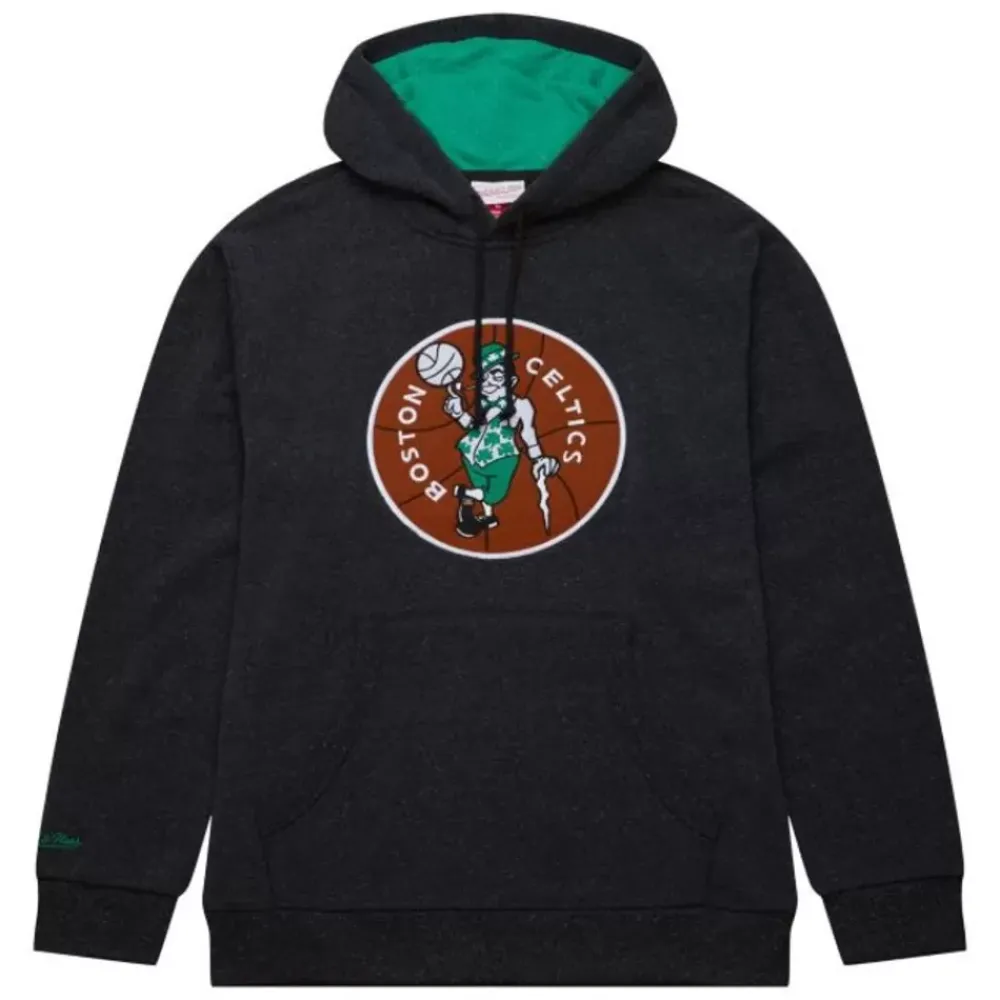 Apparel Mitchell & Ness Hoodies & Sweatshirts-Snow Washed Fleece Hoodie Boston Celtics