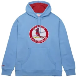 Apparel Mitchell & Ness Hoodies & Sweatshirts-Snow Washed Fleece Hoodie St. Louis Cardinals
