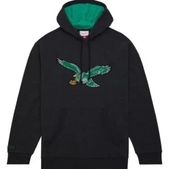 Apparel Mitchell & Ness Hoodies & Sweatshirts-Snow Washed Fleece Hoodie Philadelphia Eagles