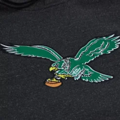 Apparel Mitchell & Ness Hoodies & Sweatshirts-Snow Washed Fleece Hoodie Philadelphia Eagles