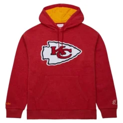 Apparel Mitchell & Ness Hoodies & Sweatshirts-Snow Washed Fleece Hoodie Kansas City Chiefs