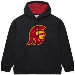 Apparel Mitchell & Ness Hoodies & Sweatshirts-Snow Washed Fleece Hoodie Current Logo Usc