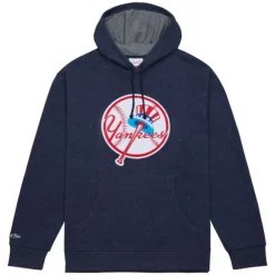 Apparel Mitchell & Ness Hoodies & Sweatshirts-Snow Washed Fleece Hoodie New York Yankees