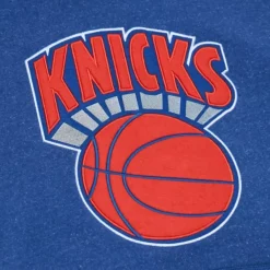 Apparel Mitchell & Ness Hoodies & Sweatshirts-Snow Washed Fleece Hoodie New York Knicks