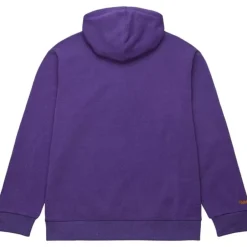 Apparel Mitchell & Ness Hoodies & Sweatshirts-Snow Washed Fleece Hoodie Vintage Logo New Orleans Jazz