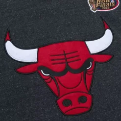 Apparel Mitchell & Ness Hoodies & Sweatshirts-Snow Washed Fleece Hoodie Chicago Bulls