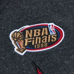 Apparel Mitchell & Ness Hoodies & Sweatshirts-Snow Washed Fleece Hoodie Chicago Bulls