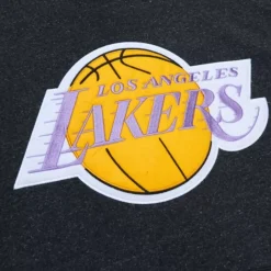 Apparel Mitchell & Ness Hoodies & Sweatshirts-Snow Washed Fleece Hoodie Los Angeles Lakers