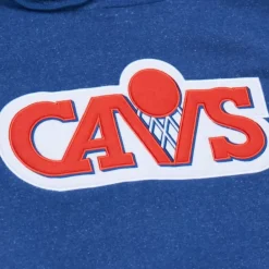 Apparel Mitchell & Ness Hoodies & Sweatshirts-Snow Washed Fleece Hoodie Cleveland Cavaliers