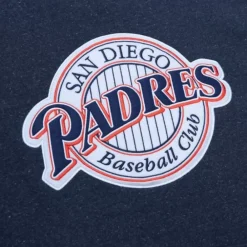 Apparel Mitchell & Ness Hoodies & Sweatshirts-Snow Washed Fleece Hoodie San Diego Padres