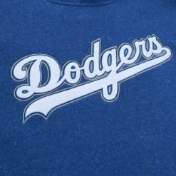 Apparel Mitchell & Ness Hoodies & Sweatshirts-Snow Washed Fleece Hoodie Los Angeles Dodgers