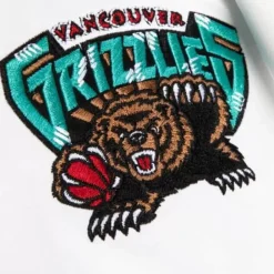 Apparel Mitchell & Ness Jackets & Outerwear-Special Script Heavyweight Satin Jacket Vancouver Grizzlies