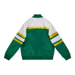 Apparel Mitchell & Ness Jackets & Outerwear-Special Script Heavyweight Satin Jacket Seattle Supersonics