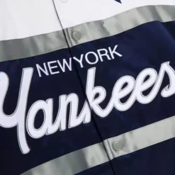 Apparel Mitchell & Ness Jackets & Outerwear-Special Script Heavyweight Satin Jacket New York Yankees