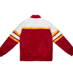 Apparel Mitchell & Ness Jackets & Outerwear-Special Script Heavyweight Satin Jacket Atlanta Hawks
