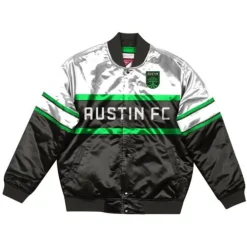 Apparel Mitchell & Ness Jackets & Outerwear-Special Script Heavyweight Satin Jacket Austin Fc