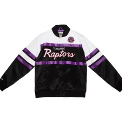 Apparel Mitchell & Ness Jackets & Outerwear-Special Script Heavyweight Satin Jacket Toronto Raptors