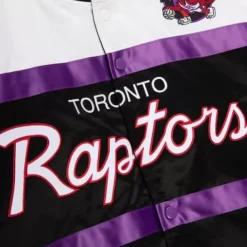 Apparel Mitchell & Ness Jackets & Outerwear-Special Script Heavyweight Satin Jacket Toronto Raptors