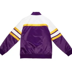 Apparel Mitchell & Ness Jackets & Outerwear-Special Script Heavyweight Satin Jacket Los Angeles Lakers