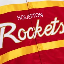 Apparel Mitchell & Ness Jackets & Outerwear-Special Script Heavyweight Satin Jacket Houston Rockets