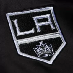 Apparel Mitchell & Ness Jackets & Outerwear-Special Script Light Weight Satin Jacket Los Angeles Kings