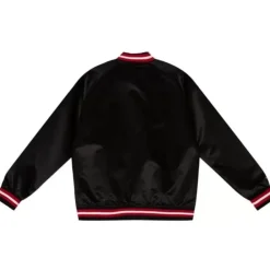 Apparel Mitchell & Ness Jackets & Outerwear-Special Script Light Weight Satin Jacket Chicago Blackhawks
