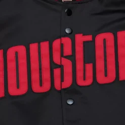 Apparel Mitchell & Ness Jackets & Outerwear-Special Script Lightweight Satin Jacket Houston Rockets