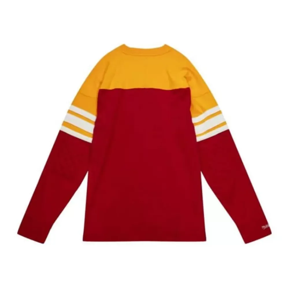 Apparel Mitchell & Ness T-Shirts & Tops-Special Script Long Sleeve Kansas City Chiefs