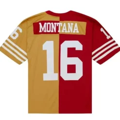 Jerseys Mitchell & Ness -Split Legacy Joe Montana San Francisco 49Ers 1990 Jersey