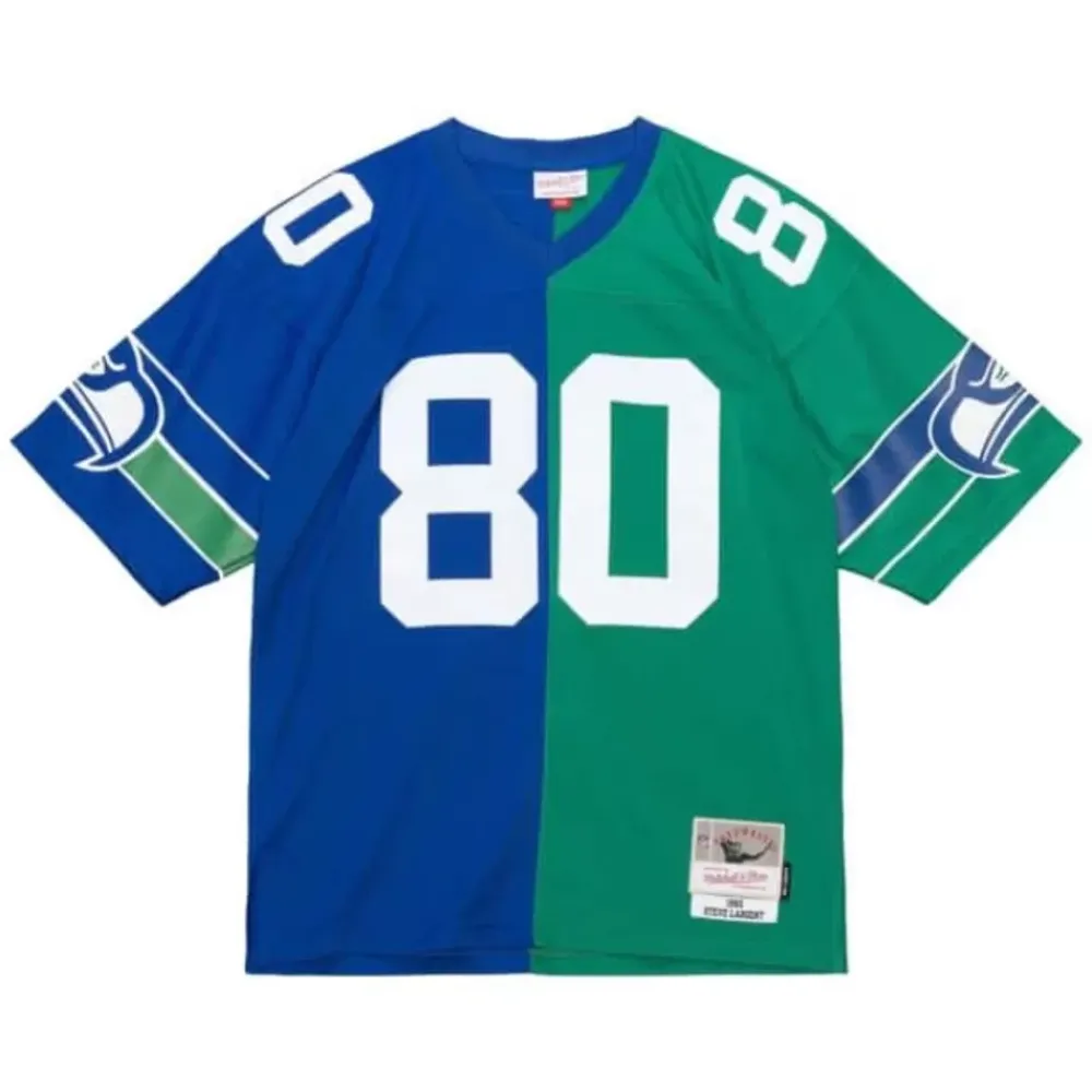 Jerseys Mitchell & Ness -Split Legacy Steve Largent Seattle Seahawks 1985 Jersey