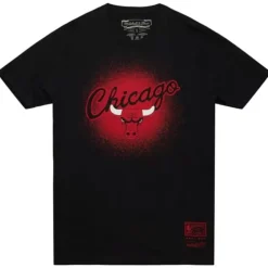 Apparel Mitchell & Ness T-Shirts & Tops-Spray Paint Tee Chicago Bulls