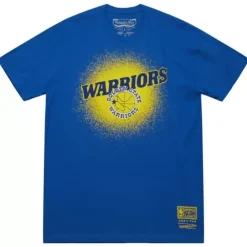 Apparel Mitchell & Ness T-Shirts & Tops-Spray Paint Tee Golden State Warriors