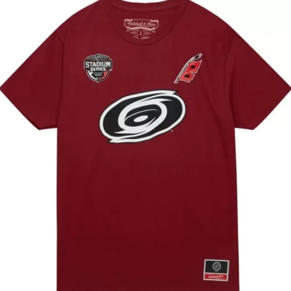 Apparel Mitchell & Ness T-Shirts & Tops-Ss Canes Tee Carolina Hurricanes
