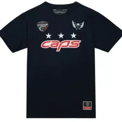 Apparel Mitchell & Ness T-Shirts & Tops-Ss Caps Tee Washington Capitals