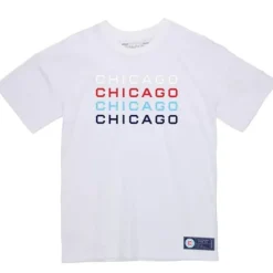 Apparel Mitchell & Ness T-Shirts & Tops-Stacked Logo Tee Chicago Fire