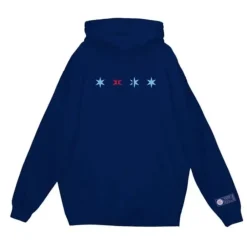Apparel Mitchell & Ness Hoodies & Sweatshirts-Stars Secondary Logo Pullover Chicago Fire