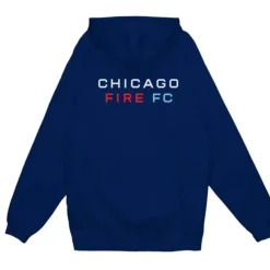 Apparel Mitchell & Ness Hoodies & Sweatshirts-Stars Secondary Logo Pullover Chicago Fire