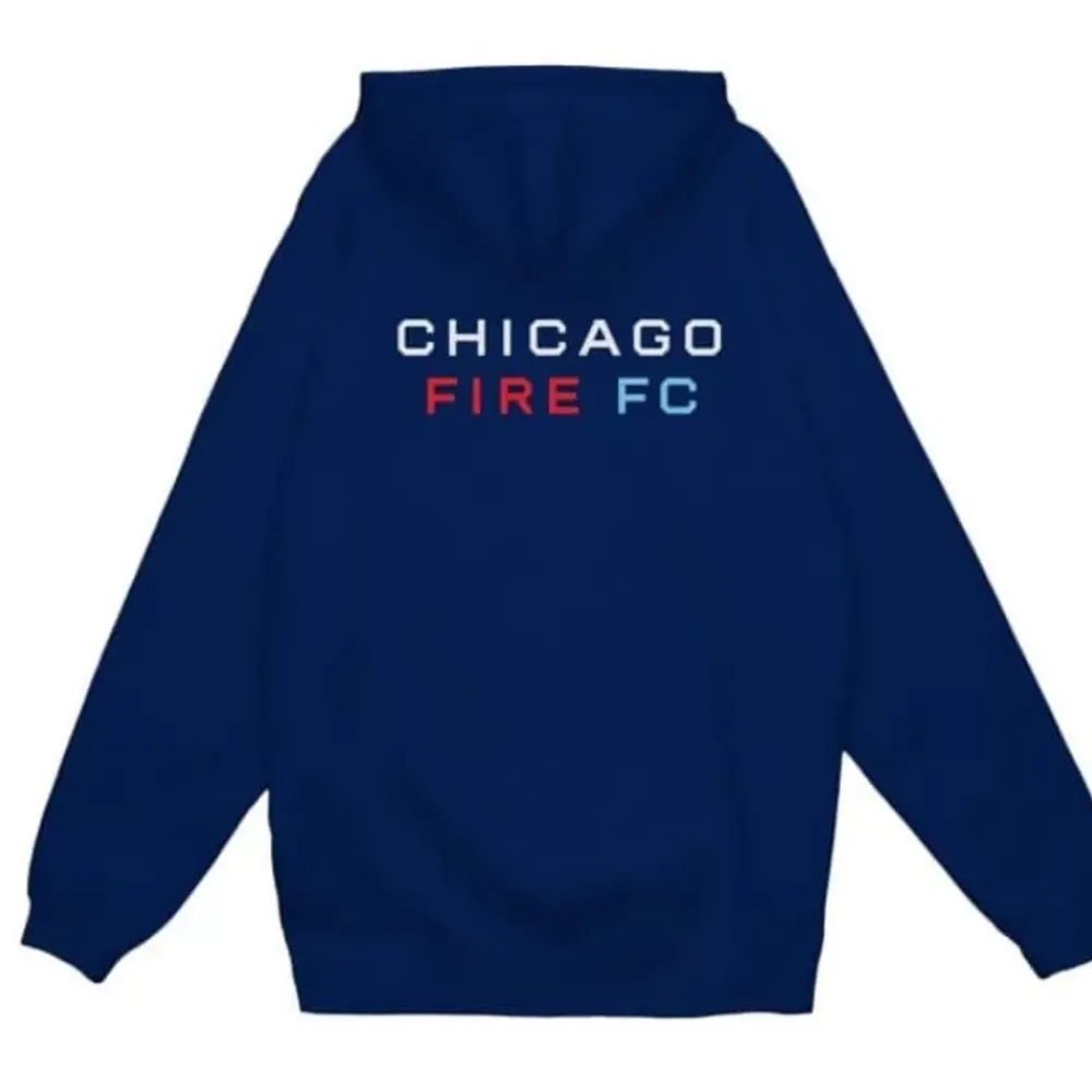 Apparel Mitchell & Ness Hoodies & Sweatshirts-Stars Secondary Logo Pullover Chicago Fire
