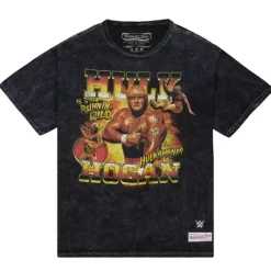Apparel Mitchell & Ness T-Shirts & Tops-Still Running Wild Tee Hulk Hogan