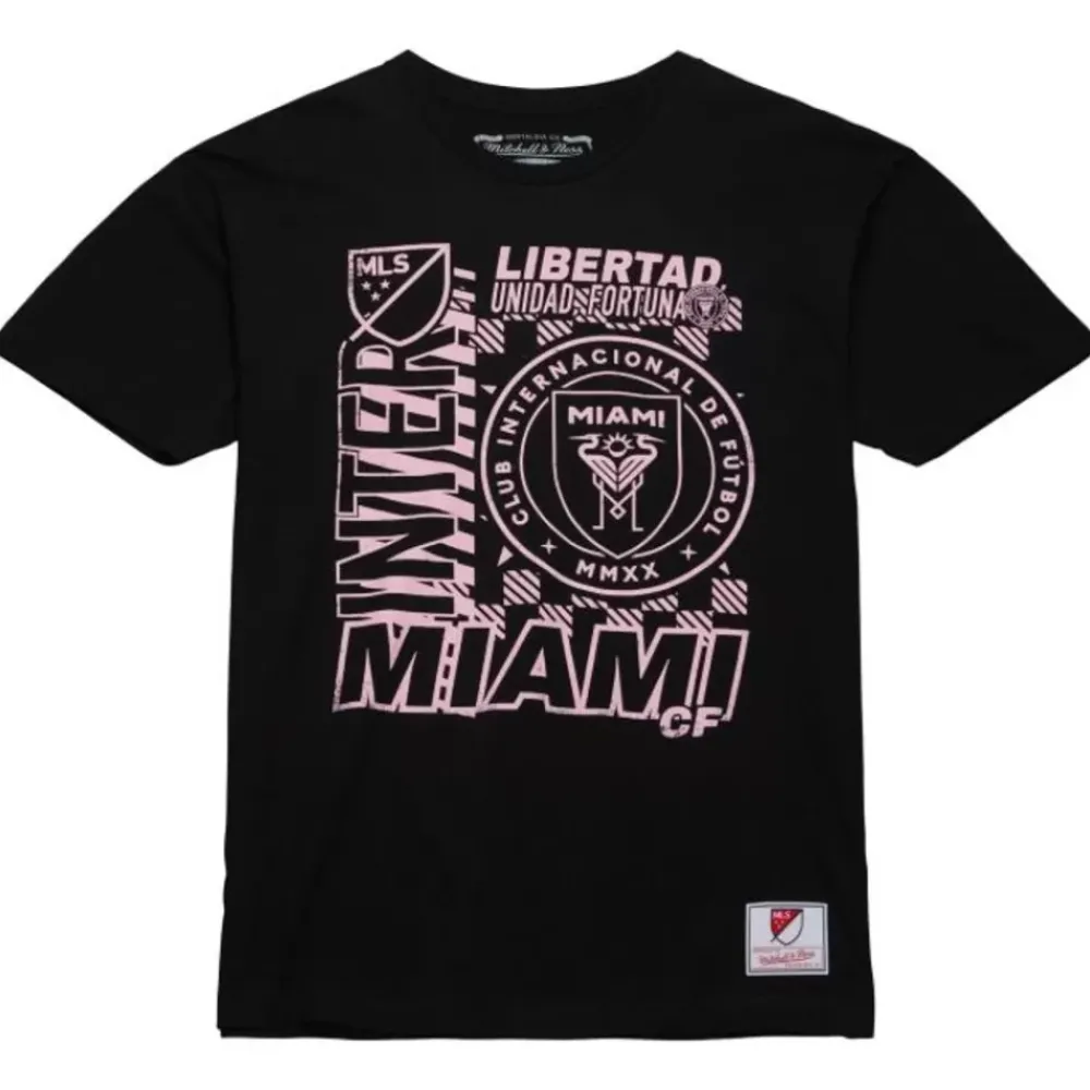 Apparel Mitchell & Ness T-Shirts & Tops-Striker Tee Inter Miami Cf