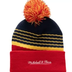 Headwear Mitchell & Ness -Stripe Pom Knit St. Louis Blues