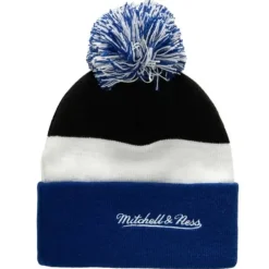 Headwear Mitchell & Ness -Stripe Pom Knit Tampa Bay Lightning