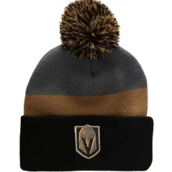 Headwear Mitchell & Ness -Stripe Pom Knit Vegas Golden Knights