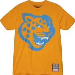 Apparel Mitchell & Ness T-Shirts & Tops-Su Oversized Mascot Tee Southern University And A&M College
