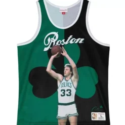 Apparel Mitchell & Ness T-Shirts & Tops-Sublimated Player Tank Boston Celtics Larry Bird