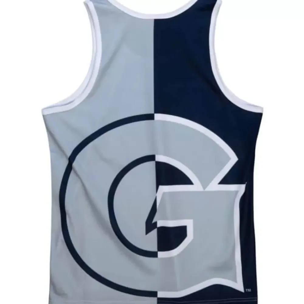 Apparel Mitchell & Ness T-Shirts & Tops-Sublimated Player Tank Georgetown University Allen Iverson