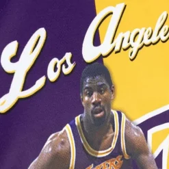 Apparel Mitchell & Ness T-Shirts & Tops-Sublimated Player Tank Los Angeles Lakers Magic Johnson